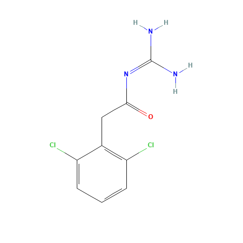 Guanfacine (CAS: 29110-47-2) - Chemical Structure and Molecular Formula 