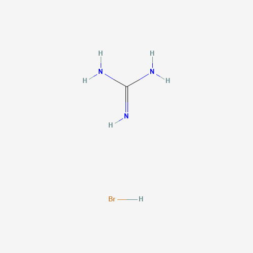 Guanidine Hydrobromide (CAS: 19244-98-5) - Chemical Structure and Molecular Formula 