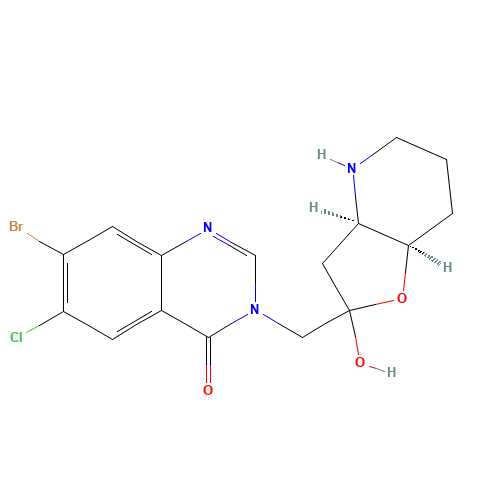 cis-Halofuginone (CAS: 1273594-72-1) - Chemical Structure and Molecular Formula 