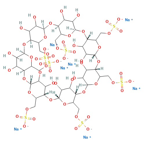 Heptakis(6-O-sulfo)-b-cyclodextrin Heptasodium Salt (CAS: 197587-31-8) - Related Chemical Product