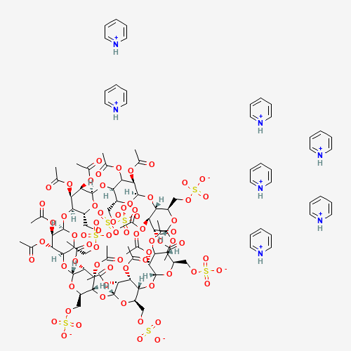 Heptakis(6-O-sulfo)-b-cyclodextrin Tetradecaacetate Heptapyridium Salt (CAS: 196398-65-9) - Related Chemical Product