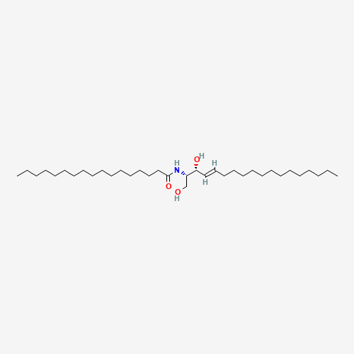 N-Heptadecanoyl-D-erythro-sphingosine (CAS: 67492-16-4) - Chemical Structure and Molecular Formula 