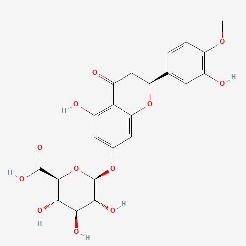 Hesperetin 7-O-b-D-Glucuronide (CAS: 67322-08-1) - Chemical Structure and Molecular Formula 