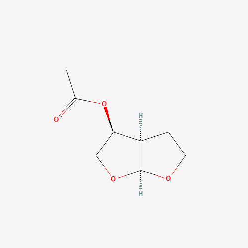 (3S,3aR,6aS)-Hexahydrofuro[2,3-b]furan-3-yl Acetate (CAS: 162020-29-3) - Related Chemical Product