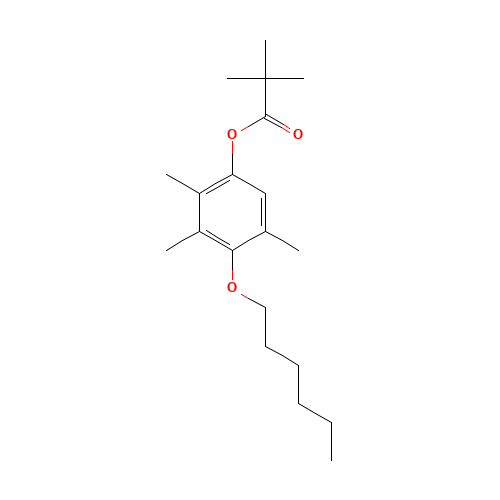 1-O-Hexyl-4-pivaloyl-2,3,5-trimethylhydroquinone (CAS: 153474-18-1) - Related Chemical Product