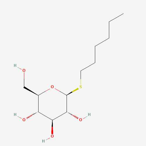 Hexyl b-D-Thioglucopyranoside (CAS: 85618-19-5) - Chemical Structure and Molecular Formula 