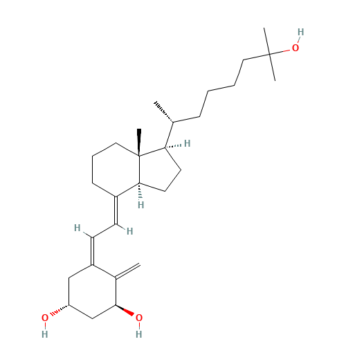 24-Homo Calcitriol (CAS: 103656-40-2) - Chemical Structure and Molecular Formula 