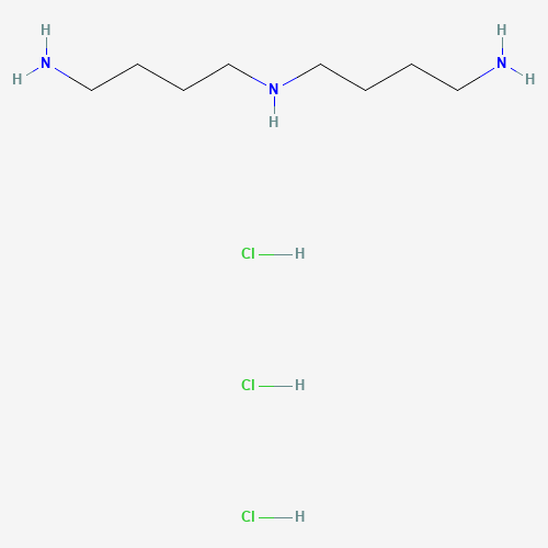 sym-Homo Spermidine Trihydrochloride (CAS: 189340-78-1) - Chemical Structure and Molecular Formula 