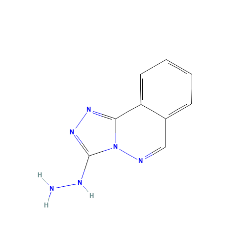 3-Hydrazino-s-triazolo[3,4-a]phthalazine (CAS: 21517-17-9) - Chemical Structure and Molecular Formula 
