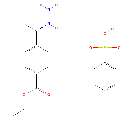 (S)-4-(1-Hydrazinylethyl)benzoic Acid Ethyl Ester Benzenesulfonate (CAS: 934495-38-2) - Related Chemical Product
