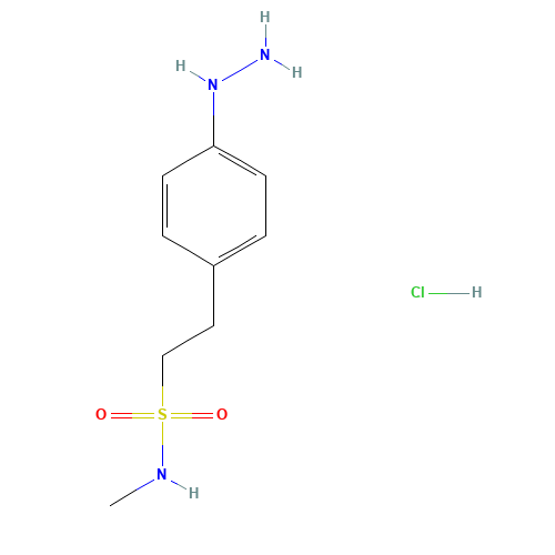 4-Hydrazinyl-N-methylbenzeneethanesulfonamide Hydrochloride (CAS: 42381-27-1) - Related Chemical Product