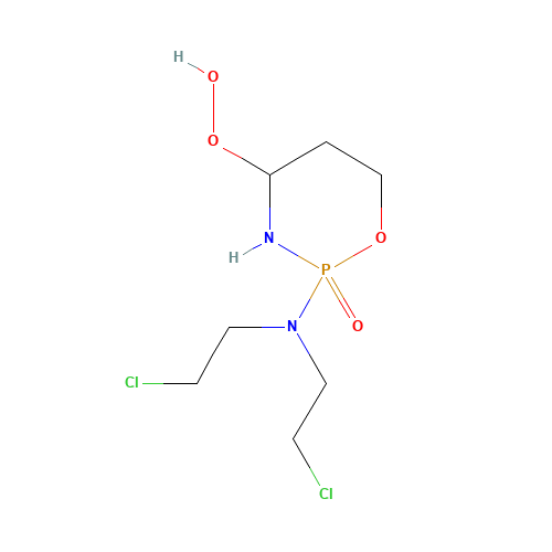 4-Hydroperoxy Cyclophosphamide (CAS: 39800-16-3) - Chemical Structure and Molecular Formula 