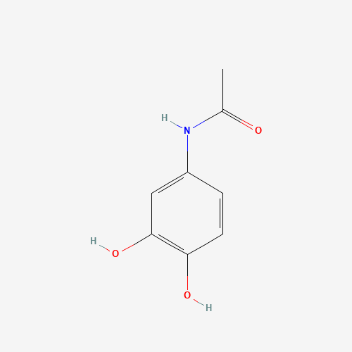 3-Hydroxyacetaminophen (CAS: 37519-14-5) - Chemical Structure and Molecular Formula 