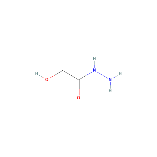 Hydroxyacetic Acid Hydrazide (CAS: 3530-14-1) - Chemical Structure and Molecular Formula 