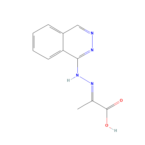 Hydralazine Pyruvic Acid Hydrazone (CAS: 67536-13-4) - Chemical Structure and Molecular Formula 