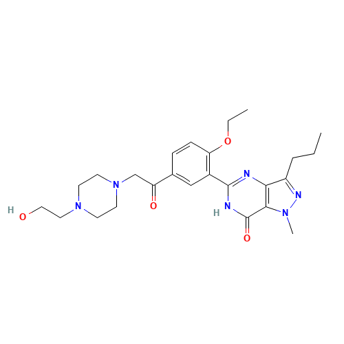 Hydroxy Acetildenafil (CAS: 147676-56-0) - Related Chemical Product