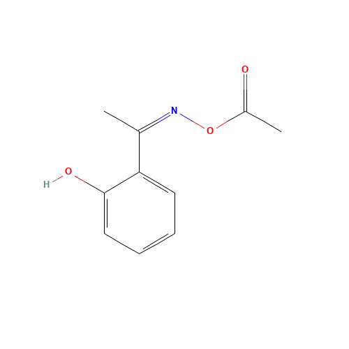 2'-Hydroxyacetophenone Oxime Acetate (CAS: 54758-75-7) - Chemical Structure and Molecular Formula 