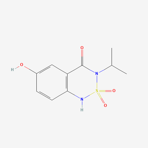 6-Hydroxy Bentazon (CAS: 60374-42-7) - Chemical Structure and Molecular Formula 