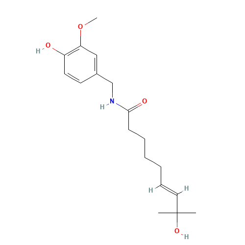 16-Hydroxy Capsaicin (CAS: 112848-19-8) - Related Chemical Product