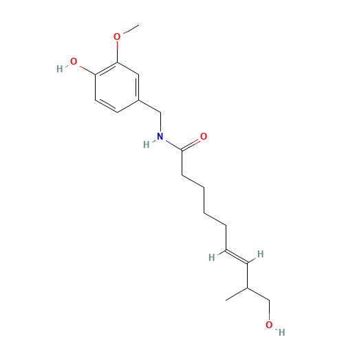 17-Hydroxy Capsaicin (CAS: 69173-71-3) - Related Chemical Product