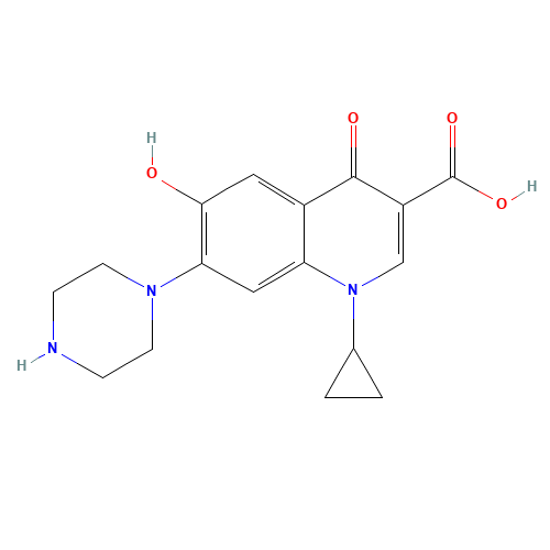 6-Hydroxy-6-defluoro Ciprofloxacin (CAS: 226903-07-7) - Related Chemical Product