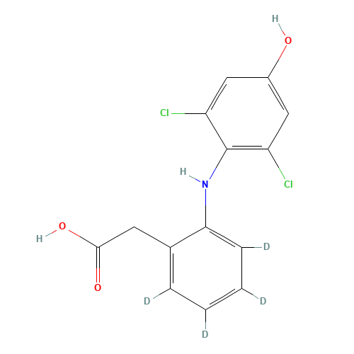 4'-Hydroxy Diclofenac-D4 (Major) (CAS: 254762-27-1) - Related Chemical Product