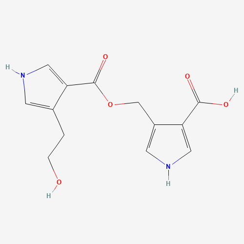 4-[4-(2-Hydroxyethyl)-1H-pyrrole-3-carbonyloxymethyl]-1H-pyrrole-3-carboxylic Acid (Clavulanic Acid Impurity) (CAS: 1260857-16-6) - Related Chemical Product