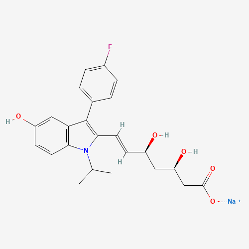5-Hydroxy Fluvastatin Sodium Salt (CAS: 150767-71-8) - Related Chemical Product