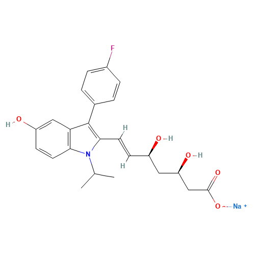 5-Hydroxy Fluvastatin Sodium Salt (CAS: 150767-71-8) - Related Chemical Product