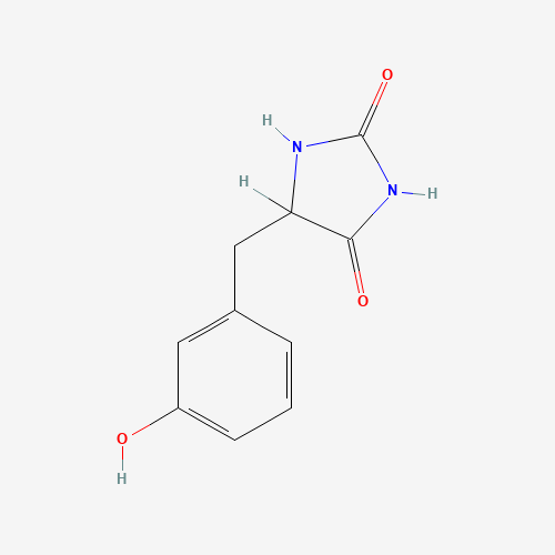 5-(3'-Hydroxybenzyl)hydantoin (CAS: 216956-20-6) - Chemical Structure and Molecular Formula 