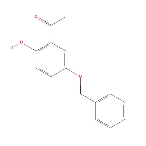 2-Hydroxy-5-benzyloxyacetophenone (CAS: 30992-63-3) - Chemical Structure and Molecular Formula 