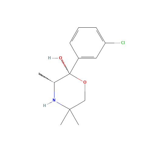 (R,R)-Hydroxy Bupropion (CAS: 192374-15-5) - Chemical Structure and Molecular Formula 