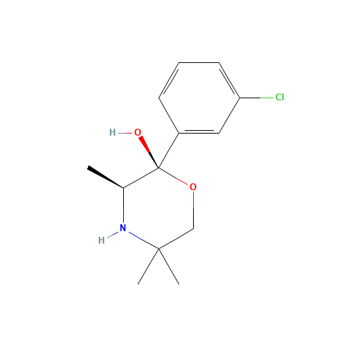 (S,S)-Hydroxy Bupropion (CAS: 192374-14-4) - Chemical Structure and Molecular Formula 