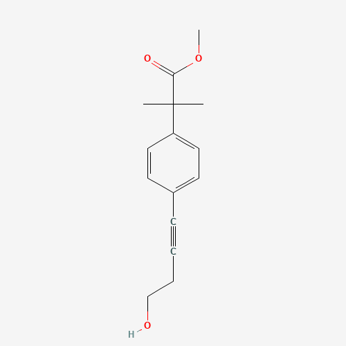 4-(4-Hydroxy-1-butynl)-a,a-dimethylbenzeneacetic Acid Methyl Ester (CAS: 154825-93-1) - Related Chemical Product