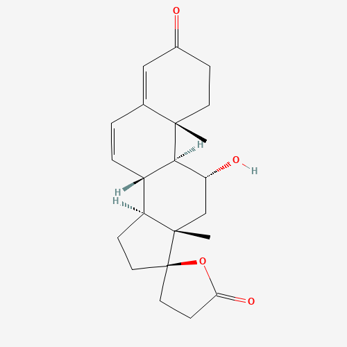 11a-Hydroxy Canrenone (CAS: 192569-17-8) - Chemical Structure and Molecular Formula 