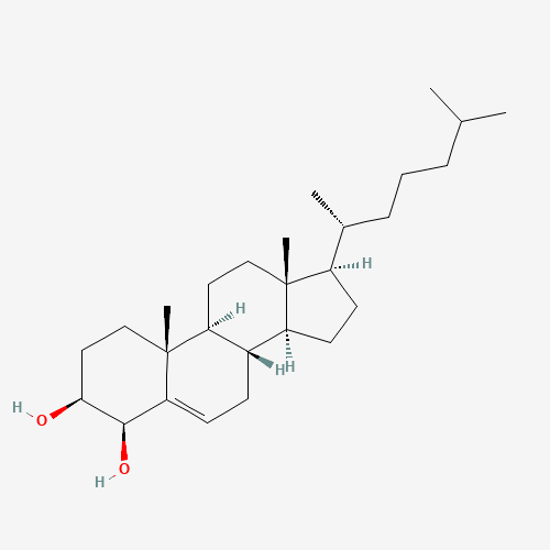4b-Hydroxy Cholesterol (CAS: 17320-10-4) - Chemical Structure and Molecular Formula 