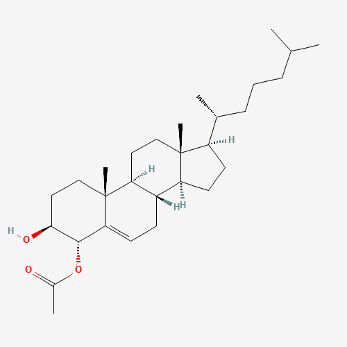 4b-Hydroxy Cholesterol 4-Acetate (CAS: 2515-18-6) - Chemical Structure and Molecular Formula 