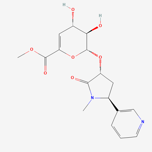 trans-3'-Hydroxy Cotinine-O-(4-deoxy-4,5-didehydro)-b-D-glucuronide Methyl Ester (CAS: 1217540-34-5) - Related Chemical Product