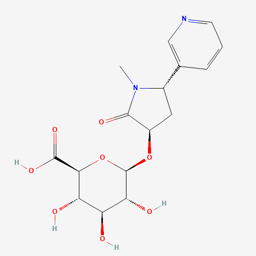 trans-3'-Hydroxy Cotinine O-b-D-Glucuronide (CAS: 132929-88-5) - Related Chemical Product