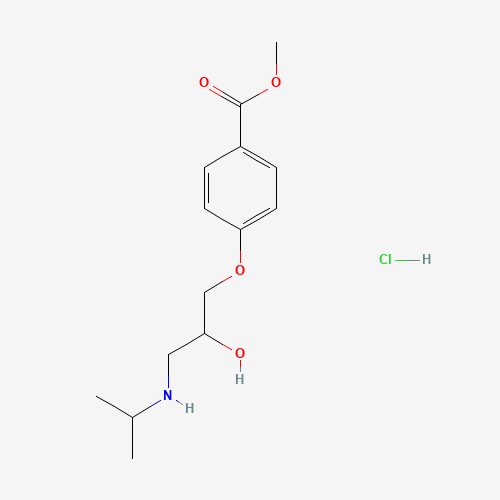 4-(2-Hydroxy-3-isopropylaminopropoxy)benzoic Acid Methyl Ester Hydrochloride (CAS: 33947-96-5) - Related Chemical Product