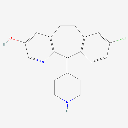 3-Hydroxy Desloratadine chemical structure 3-Hydroxy Desloratadine (CAS: 119410-08-1) - Chemical Structure and Molecular Formula