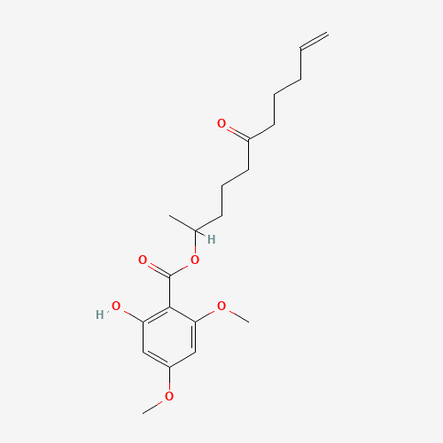 rac 2-Hydroxy-4,6-dimethoxy-benzoic Acid 1-Methyl-5-oxo-9-decen-1-yl Ester (CAS: 312305-40-1) - Related Chemical Product