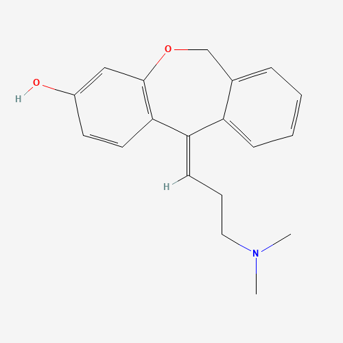 (E)-3-Hydroxy Doxepin (CAS: 131523-97-2) - Chemical Structure and Molecular Formula 