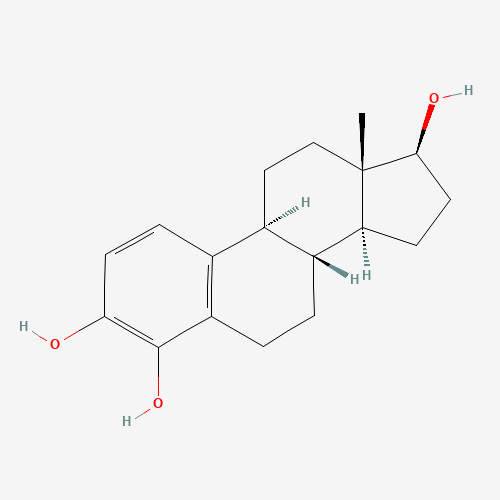 4-Hydroxy-17b-estradiol (CAS: 5976-61-4) - Chemical Structure and Molecular Formula 