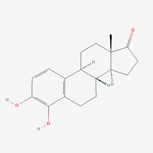 4-Hydroxy Estrone (CAS: 3131-23-5) - Chemical Structure and Molecular Formula 
