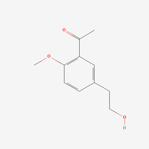1-[5-(2-Hydroxyethyl)-2-methoxyphenyl]ethanone (CAS: 181115-16-2) - Related Chemical Product