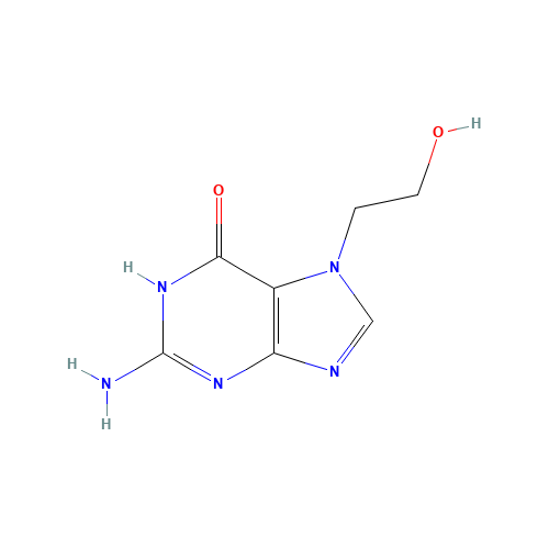 N7-(2-Hydroxyethyl)guanine (CAS: 53498-52-5) - Chemical Structure and Molecular Formula 