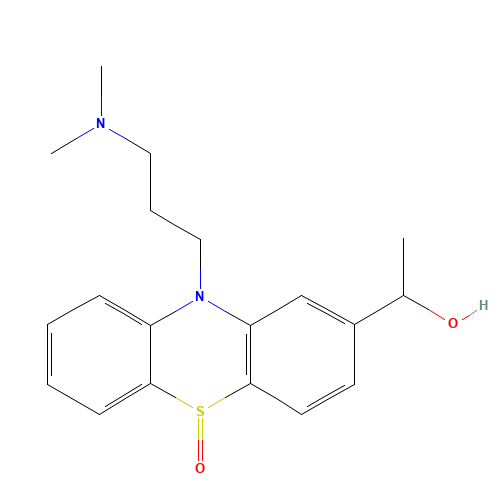 2-(1-Hydroxyethyl) Promazine Sulfoxide (mixture of diastereomers) (CAS: 73644-42-5) - Related Chemical Product