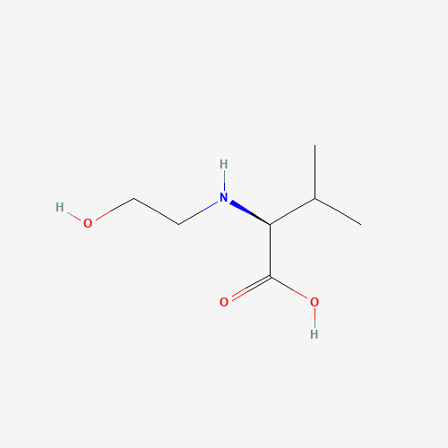 N-2-(Hydroxyethyl)-L-valine (CAS: 101769-73-7) - Chemical Structure and Molecular Formula 