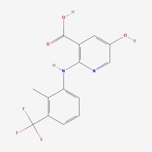5-Hydroxy Flunixin (Contain 5% Flunixin) (CAS: 75369-61-8) - Chemical Structure and Molecular Formula 